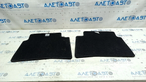 Set of floor mats for Toyota Prius 50 16-22, black, dry-cleanable