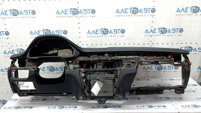 BMW X5 F15 14-18 black Dakota leather dashboard without airbag, scratches, under projection