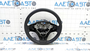 Naked steering wheel for Toyota Camry V55 15-17 USA, black rubber with caps