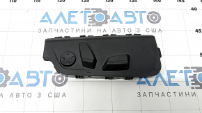 BMW X5 F15 14-18 passenger seat control, black, with lumbar support