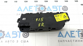 BMW X5 F15 14-18 passenger seat control, black, with lumbar support
