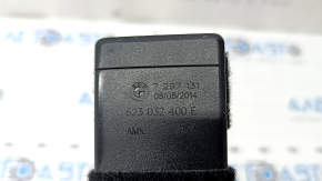 BMW X5 F15 14-18 Black Driver's Seat Belt Latch with Sensor