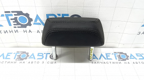 Rear center headrest, 2nd row, BMW X5 F15 14-18, black leather, scratches