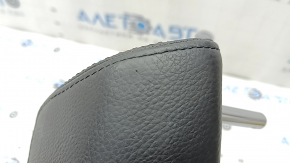 Rear center headrest, 2nd row, BMW X5 F15 14-18, black leather, scratches