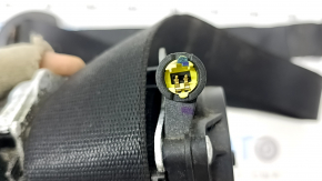 Driver's seat belt BMW X5 F15 14-18 black SCHWARZ, water contact, dry cleanable