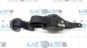 Seat belt 2 row right BMW X5 F15 14-18 black SCHWARZ for 2 rows