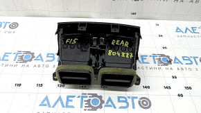 BMW X5 F15 14-18 center console air vent, black, for climate control, scratches