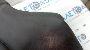 Rear seat cushion, 2nd row, BMW X5 F15 14-18, black Dakota leather, heated, one-piece seat, contact with water, dented, scratches, needs cleaning