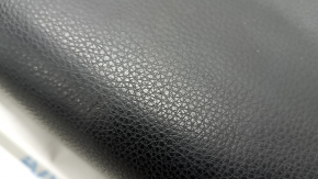 Rear seat cushion, 2nd row, BMW X5 F15 14-18, black Dakota leather, heated, one-piece seat, contact with water, dented, scratches, needs cleaning