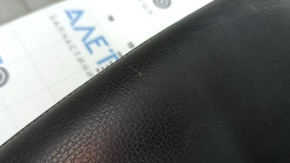 Rear seat cushion, 2nd row, BMW X5 F15 14-18, black Dakota leather, heated, one-piece seat, contact with water, dented, scratches, needs cleaning