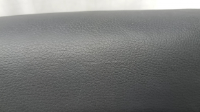 Rear seat cushion, 2nd row, BMW X5 F15 14-18, black Dakota leather, heated, one-piece seat, contact with water, dented, scratches, needs cleaning