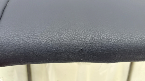 Rear seat cushion, 2nd row, BMW X5 F15 14-18, black Dakota leather, heated, one-piece seat, contact with water, dented, scratches, needs cleaning