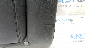 Rear seat back, 2nd row, right, BMW X5 F15 14-18, black Dakota leather, heated, scratches, dented