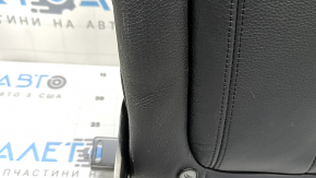 Rear seat back, 2nd row, right, BMW X5 F15 14-18, black Dakota leather, heated, scratches, dented