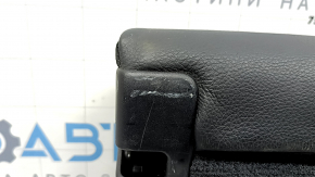 Rear seat backrest, 2nd row, central, BMW X5 F15 14-18, black Dakota leather, scratches