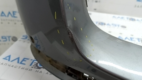 Bare rear bumper BMW X5 F15 14-18 Pure Experience and Excellence for parking sensors, graphite, scratches, dented