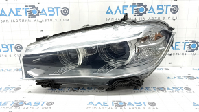 BMW X5 F15 14-18 xenon adaptive left front headlight assembly, with mountings, sand