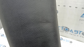 Rear seat side panel, 2nd row, left, BMW X5 F15 14-18, black Dakota leather, dented