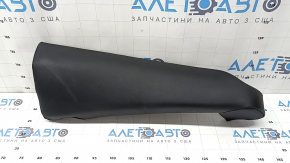 Rear seat side panel, 2nd row, right, BMW X5 F15 14-18, black Dakota leather, dented, needs cleaning
