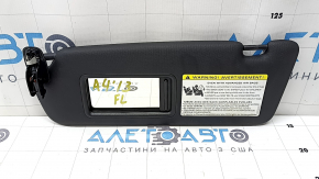 Left visor Audi A4 B8 13-16 rest sedan, black
