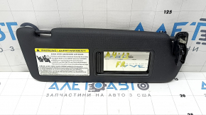 Right visor Audi A4 B8 13-16 rest sedan, black