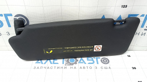 Right visor Audi A4 B8 13-16 rest sedan, black
