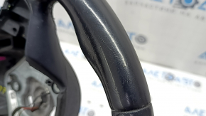 BMW X5 F15 14-18 steering wheel, black leather, heated, Sport, scratches, worn