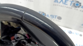 BMW X5 F15 14-18 steering wheel, black leather, heated, Sport, scratches, worn