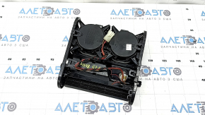 BMW X5 F15 14-18 center console pocket with cup holders, black, with cigarette lighter, without ashtray, water resistant