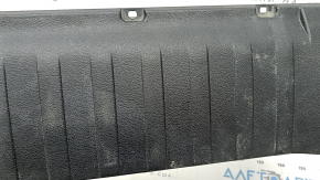 BMW X5 F15 14-18 black lower trunk door trim, 2 pieces with plug, scratches, needs cleaning