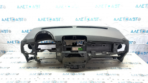 Fiat 500 12-15 black dashboard without airbag