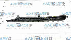 Left side trim panel for the center console of a BMW X5 F15 14-18, poplar wood, scratches
