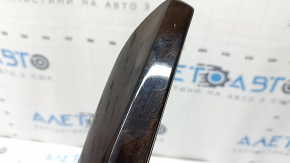 Left side trim panel for the center console of a BMW X5 F15 14-18, poplar wood, scratches