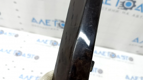 Left side trim panel for the center console of a BMW X5 F15 14-18, poplar wood, scratches