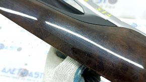 BMW X5 F15 14-18 front left door trim molding, poplar wood, with overlay, scratches