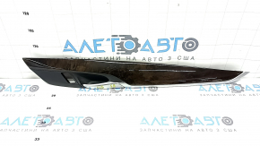 BMW X5 F15 14-18 front right door trim molding, poplar wood, with overlay, scratches