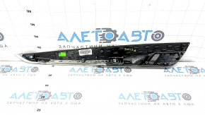 BMW X5 F15 14-18 front right door trim molding, poplar wood, with overlay, scratches