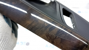 BMW X5 F15 14-18 front right door trim molding, poplar wood, with overlay, scratches