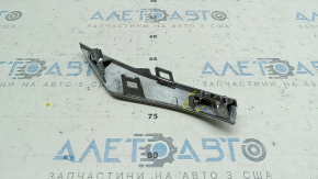 Front bumper molding lower left Toyota Venza 21-24 chrome, sand, cracked crepe