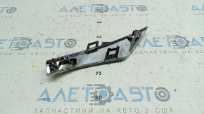 Front bumper molding lower right Toyota Venza 21-24 chrome, sand, cracked crepe