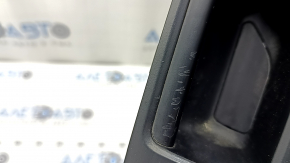 Front left power window control trim for BMW X5 F15 14-18, black with chrome, scratches