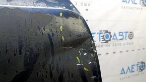 The bare rear right door of a Volvo XC60 18-25 blue 723, dents, bumps