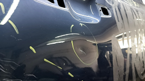 The bare rear right door of a Volvo XC60 18-25 blue 723, dents, bumps