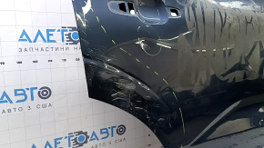 The bare rear right door of a Volvo XC60 18-25 blue 723, dents, bumps