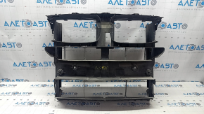 BMW X5 F15 14-18 3.0T AWD radiator panel, complete, broken fasteners, fractures, missing fragment