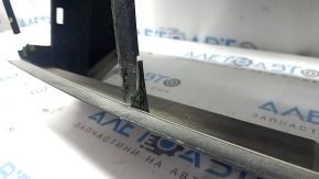 BMW X5 F15 14-18 3.0T AWD radiator panel, complete, broken fasteners, fractures, missing fragment