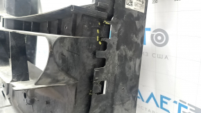BMW X5 F15 14-18 3.0T AWD radiator panel, complete, broken fasteners, fractures, missing fragment