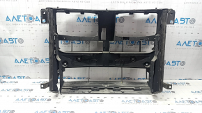 BMW X5 F15 14-18 3.0T AWD radiator panel, complete, broken fasteners, fractures, missing fragment
