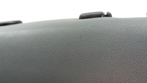 Left rear seat backrest for Audi A4 B8 13-16, black leather combined with Alcantara, gray stitching, perforation, S-Line, dented, scratched