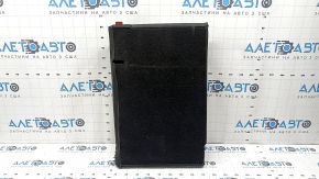 Left rear seat backrest for Audi A4 B8 13-16, black leather combined with Alcantara, gray stitching, perforation, S-Line, dented, scratched